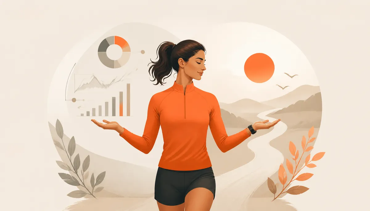 Illustration éditoriale de données de course interprétées avec prudence