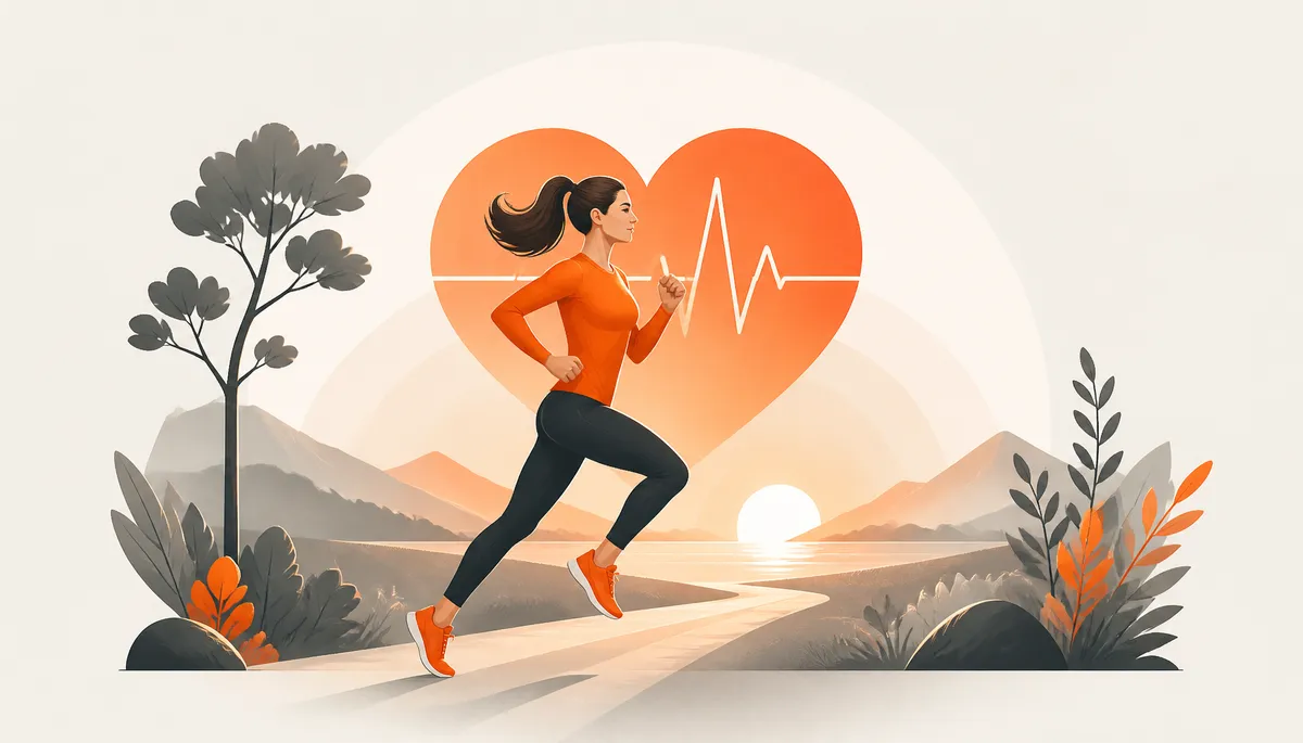 Femme souriante après une séance de sport