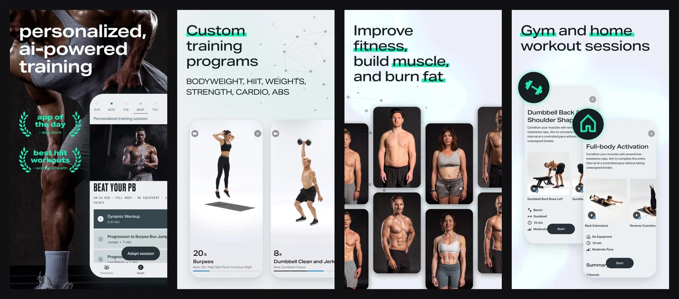 Freeletics app screenshot
