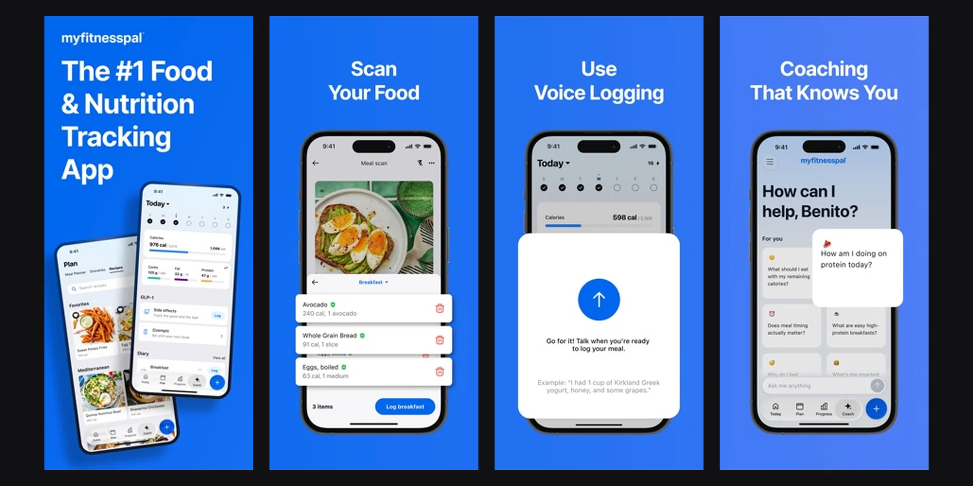 MyFitnessPal app screenshot