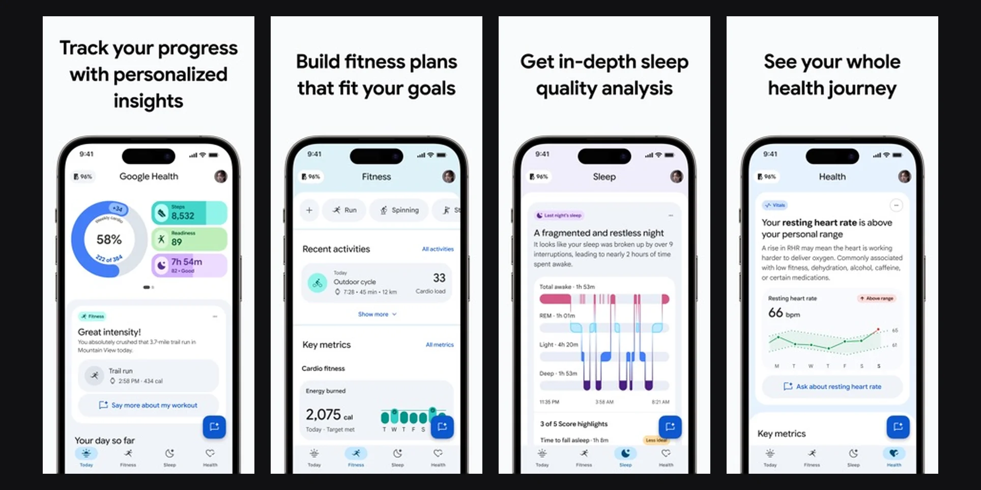 Fitbit Air app screenshot