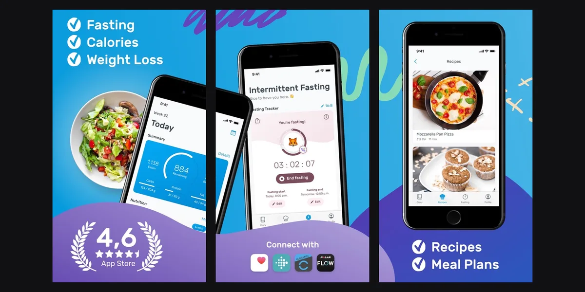 Yazio app screenshot